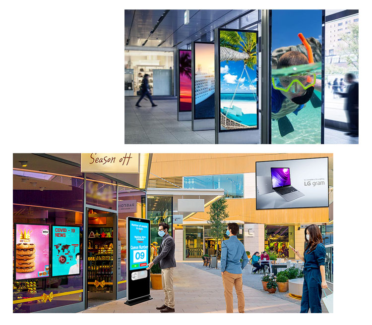 Large Format LCD/LED displays